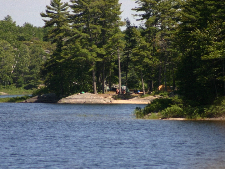 The start of the rapids.